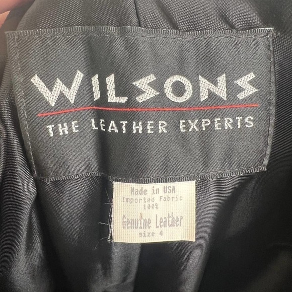 Vintage Wilson Leather Suede Black Side Zip Pants with Stirups SZ 4 - Picture 6 of 8